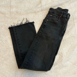 H&M Black Straight Leg Jeans